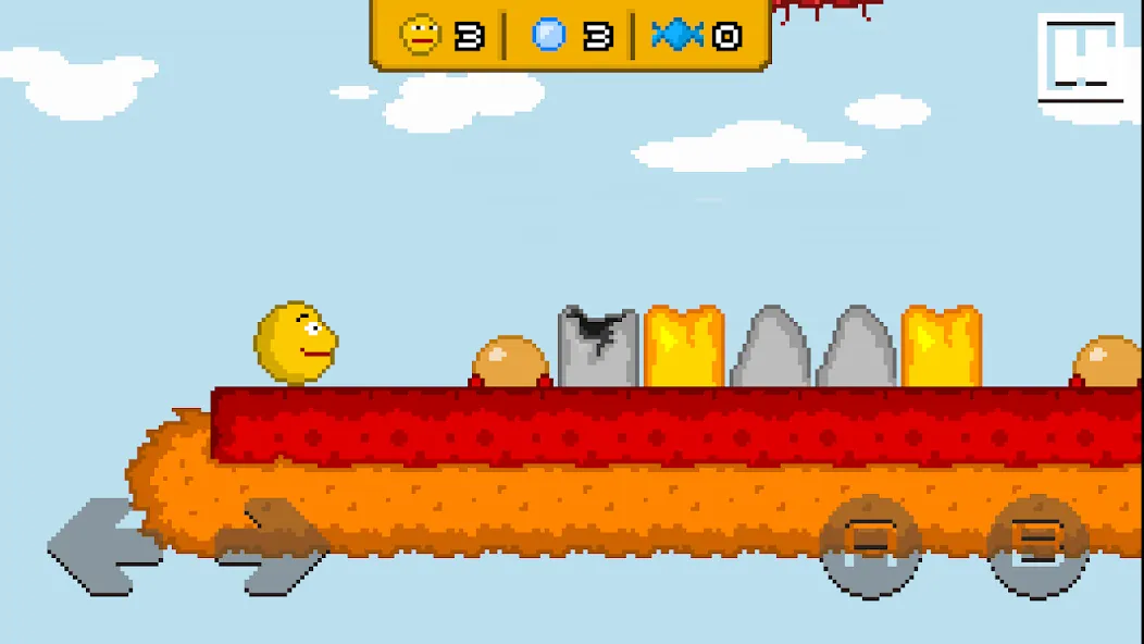 Kolobok Adventures inside Fox [MOD: много монет и все уровни] Screenshot 3