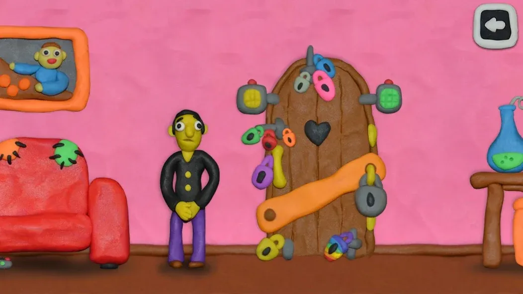 12 LOCKS: Plasticine room [MOD: открыты все уровни и подсказки] Screenshot 2