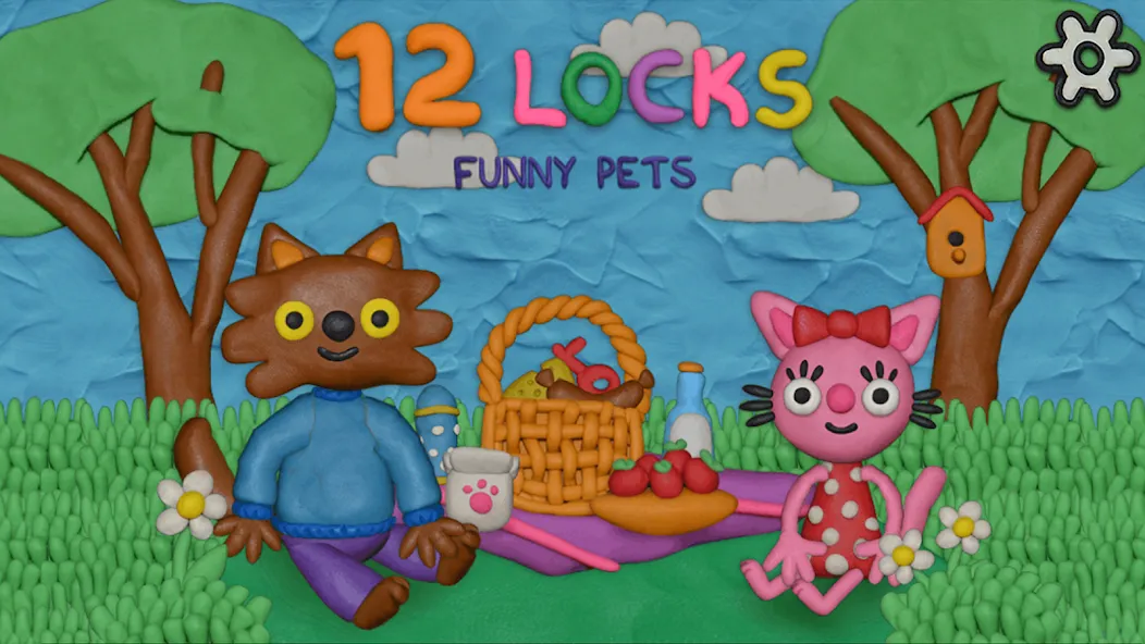 12 Locks Funny Pets [MOD: открыты все уровни и подсказки] Screenshot 1