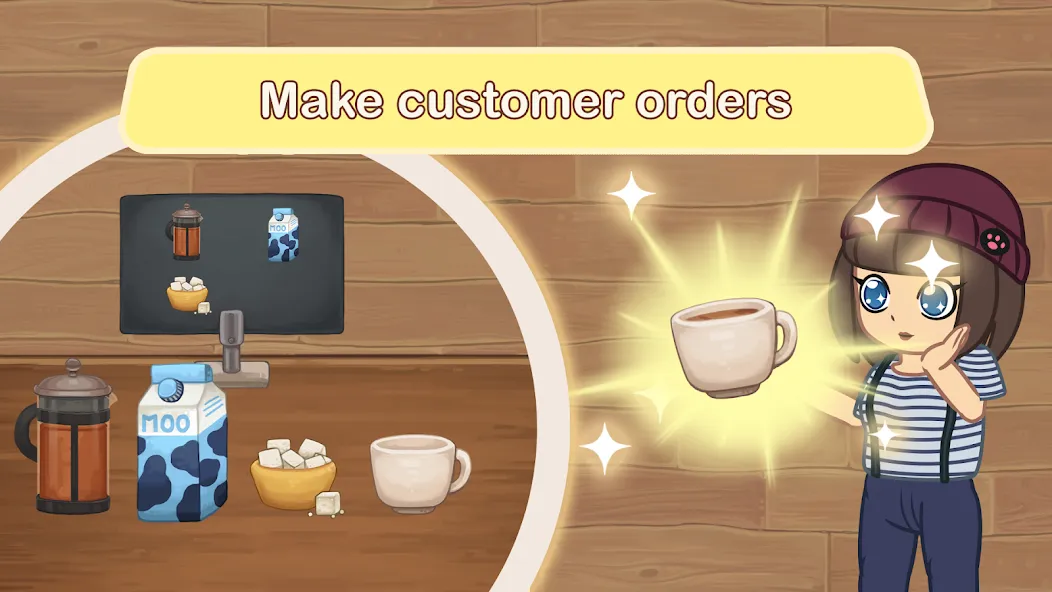 Furistas Cat Cafe [MOD: безлимитные монеты и все коты открыты] Screenshot 5