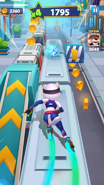Runner Heroes [MOD: безлимитные деньги и усиленные герои] Screenshot 2