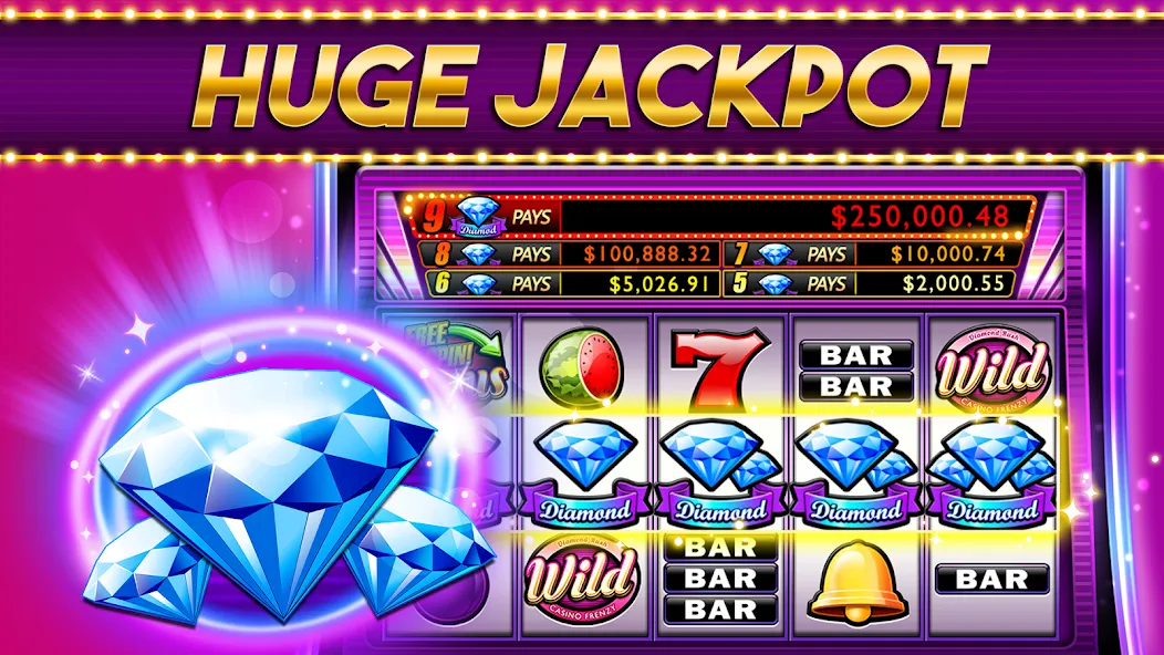 Casino Frenzy - Slot Machines [MOD: безлимитные монеты и бонусы] Screenshot 2