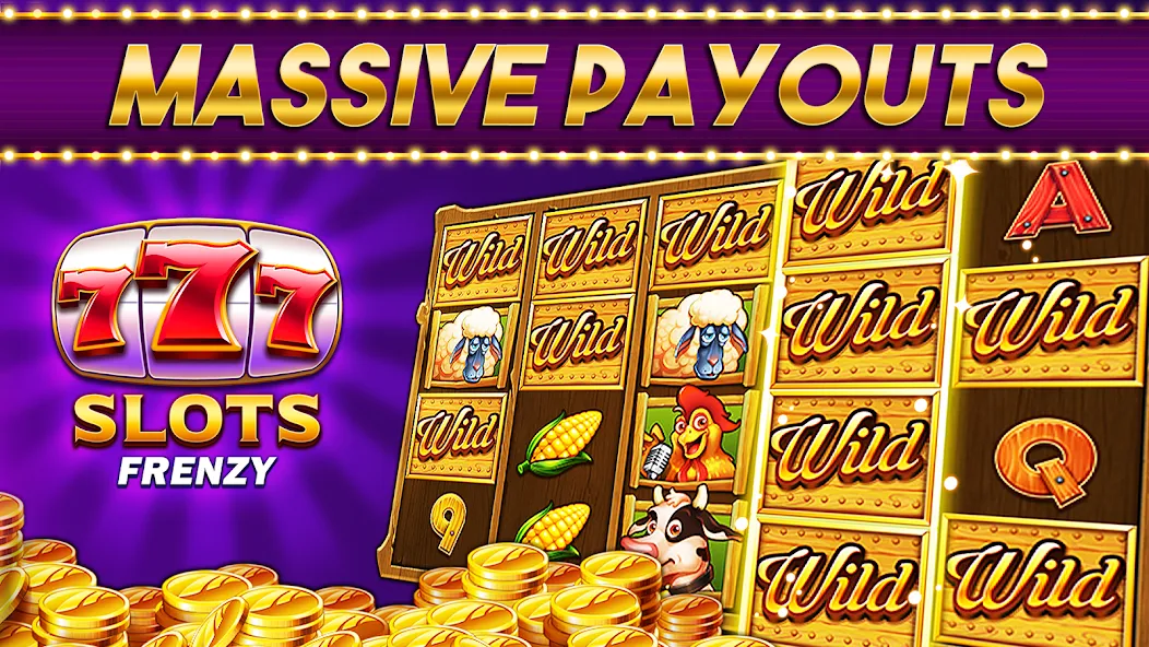 Casino Frenzy - Slot Machines [MOD: безлимитные монеты и бонусы] Screenshot 4