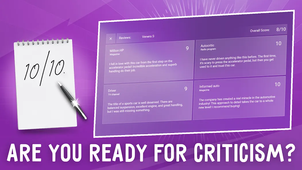 Car Company Tycoon [MOD: безлимитные деньги и все автомобили] Screenshot 4