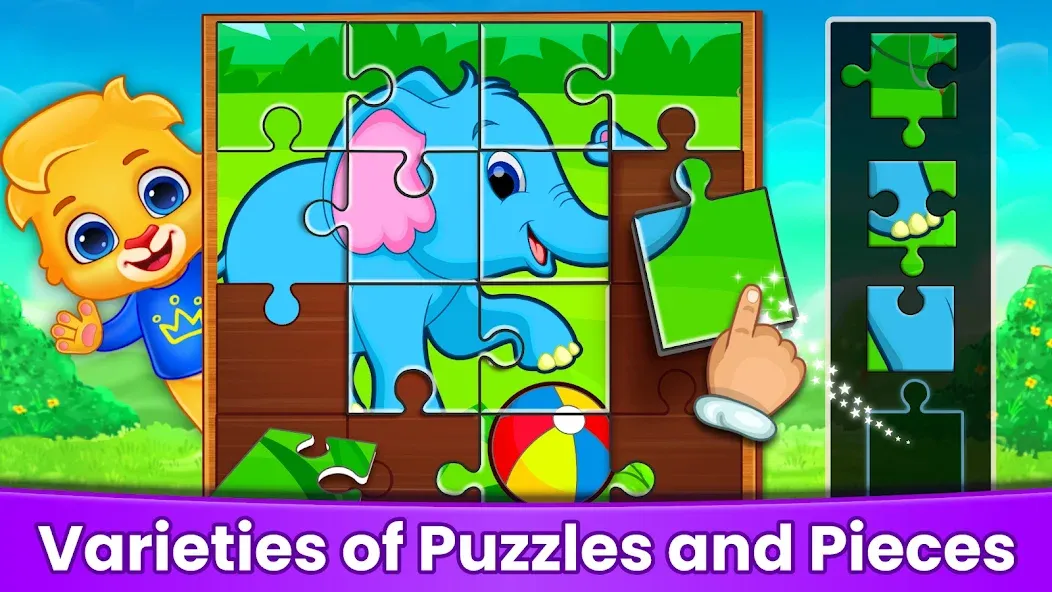 Puzzle Kids: Jigsaw Puzzles [MOD: открыты все пазлы и уровни] Screenshot 2