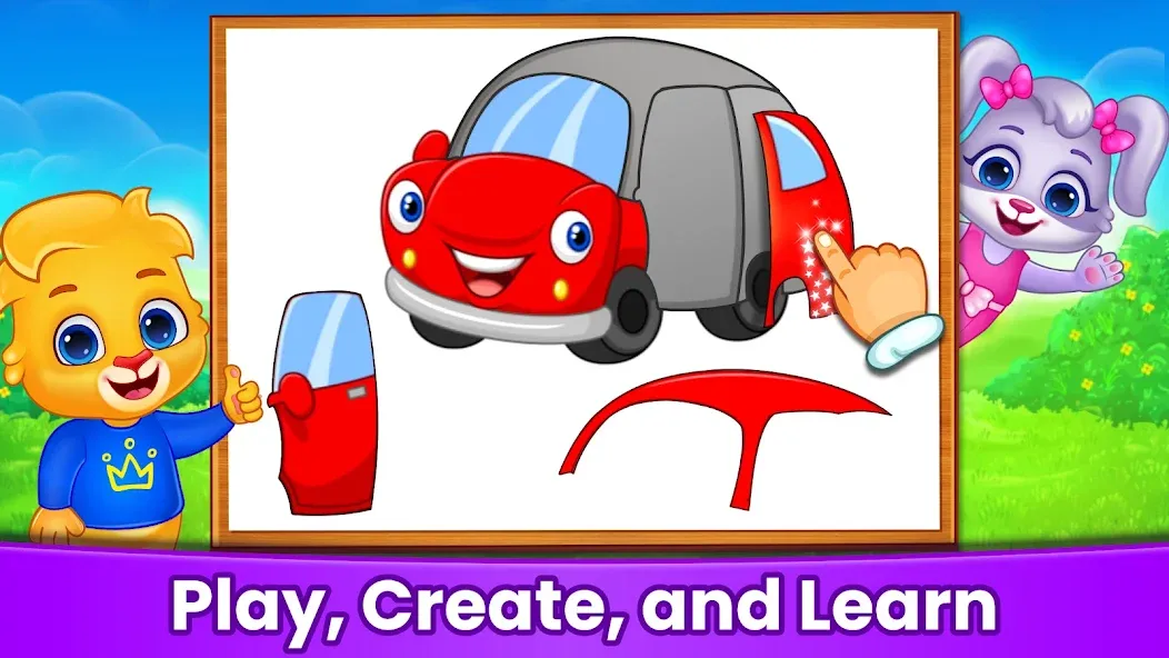 Puzzle Kids: Jigsaw Puzzles [MOD: открыты все пазлы и уровни] Screenshot 3