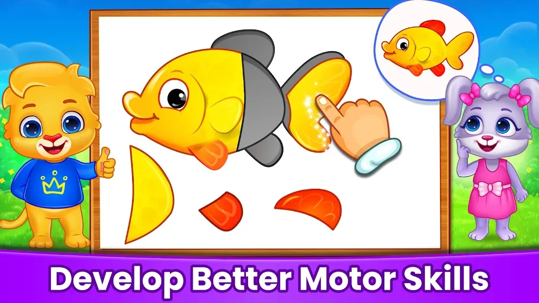 Puzzle Kids: Jigsaw Puzzles [MOD: открыты все пазлы и уровни] Screenshot 5