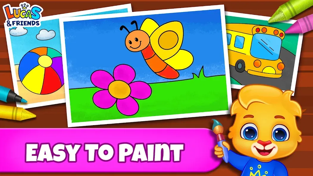 Coloring Games: Color &amp; Paint [MOD: разблокированы все раскраски и инструменты] Screenshot 1