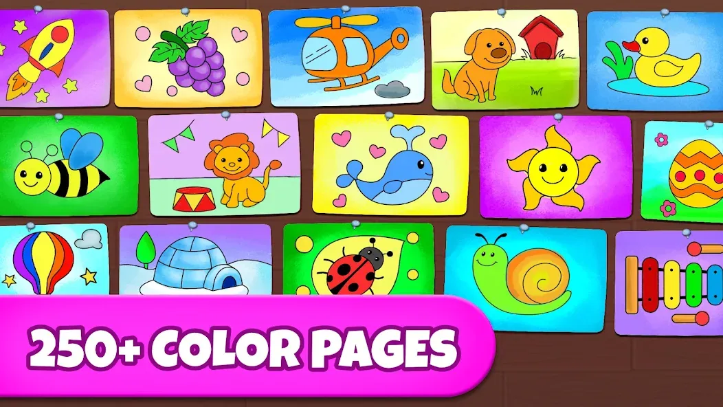 Coloring Games: Color &amp; Paint [MOD: разблокированы все раскраски и инструменты] Screenshot 4
