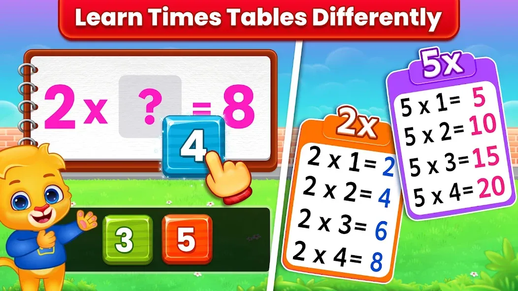 Kids Multiplication Math Games [MOD: без рекламы и все уровни открыты] Screenshot 2