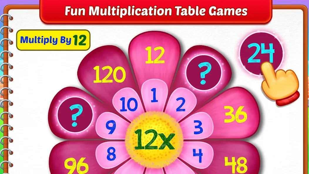 Kids Multiplication Math Games [MOD: без рекламы и все уровни открыты] Screenshot 4