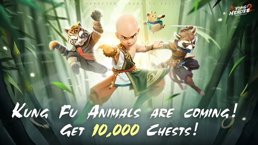 Yong Heroes 2: Storm Returns [MOD: безлимитные ресурсы и мощное снаряжение] Screenshot 1