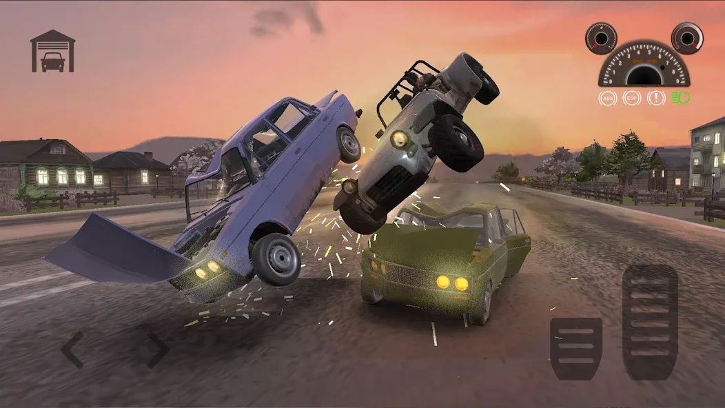 Car Crash Racing - Russia [MOD: безлимитные деньги и топливо] Screenshot 1