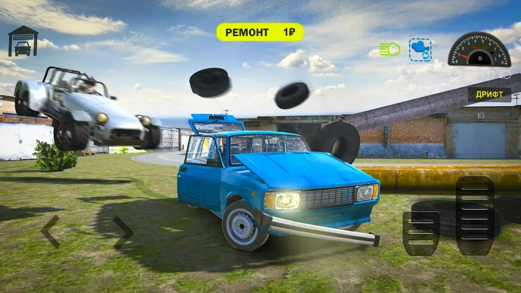 Car Crash Racing - Russia [MOD: безлимитные деньги и топливо] Screenshot 4