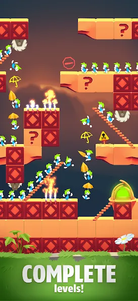 Lemmings [MOD: безлимитные деньги и все уровни] Screenshot 1