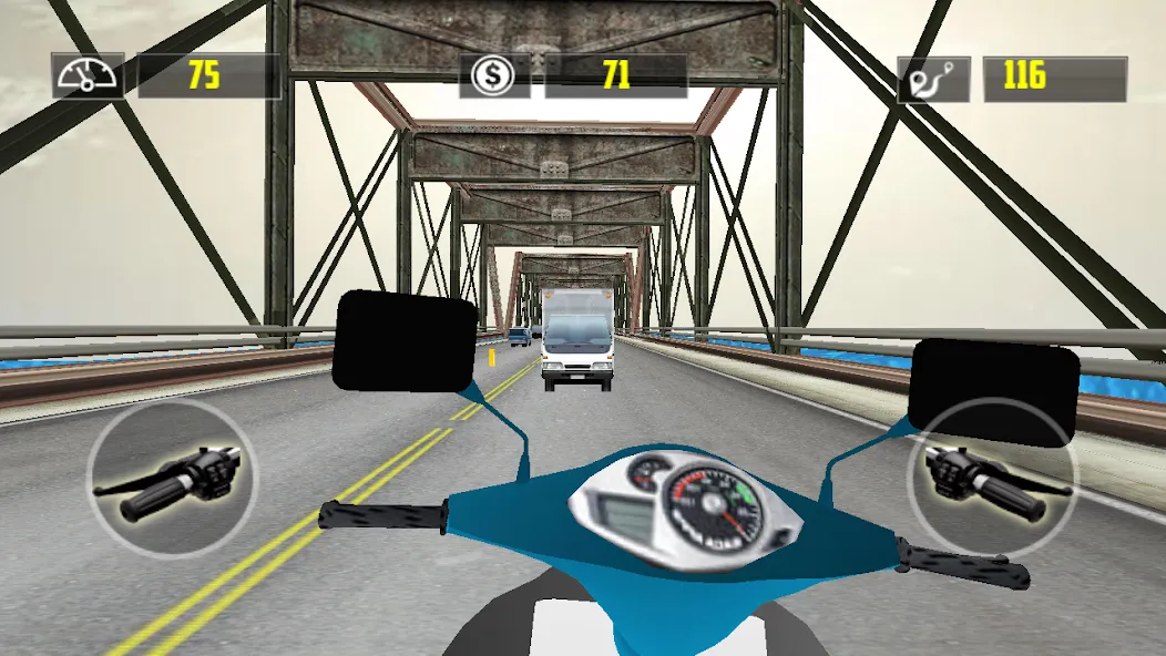 Traffic Rider+ [MOD: безлимитные деньги и всё открыто] Screenshot 1
