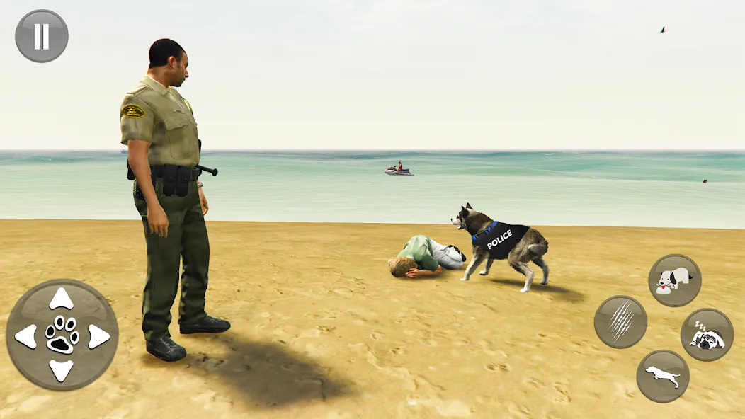 Toby Police Dog Sim: Dogs Game [MOD: много денег и открыты уровни] Screenshot 3