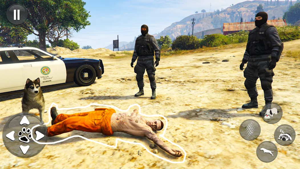 Toby Police Dog Sim: Dogs Game [MOD: много денег и открыты уровни] Screenshot 5