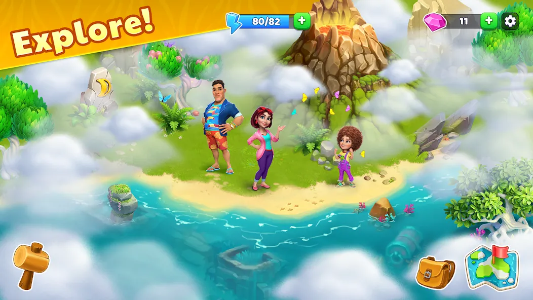 Bermuda Adventures Farm Island [MOD: безлимитные деньги и ресурсы] Screenshot 4