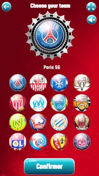 Jeu de Ligue 1 [MOD: безлимитные монеты и все команды] Screenshot 2
