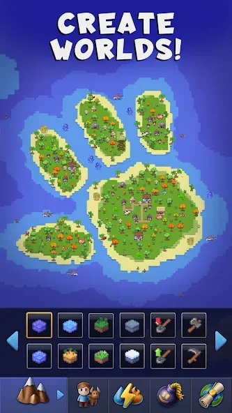 Galactory - Sandbox Simulator [MOD: безлимитные ресурсы и открыты все миры] Screenshot 2