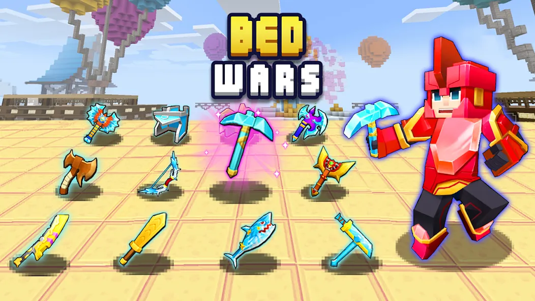 Bed Wars Lite [MOD: безлимитные ресурсы и быстрый старт] Screenshot 1