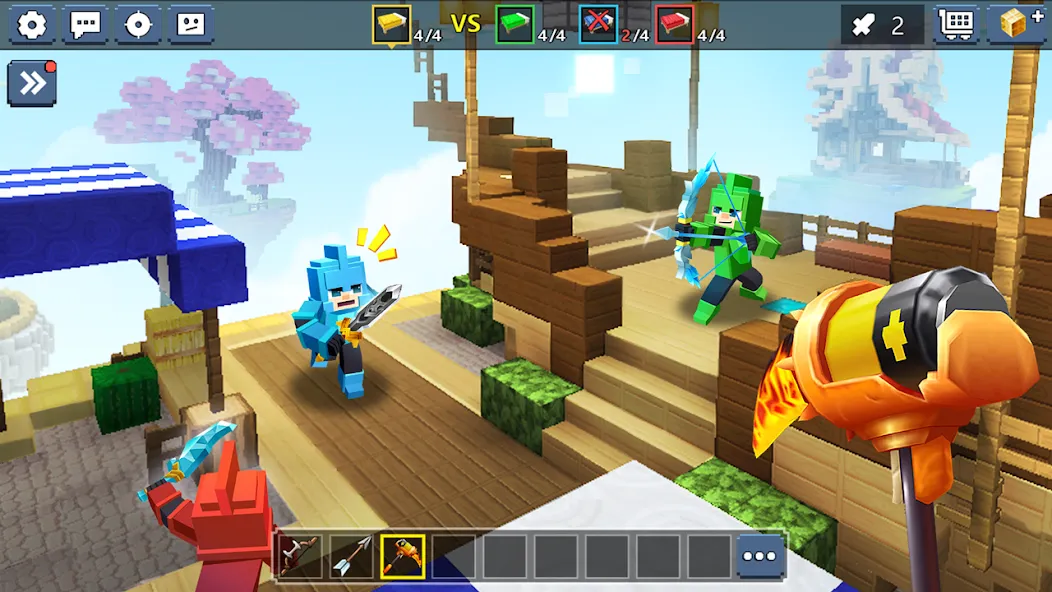 Bed Wars Lite [MOD: безлимитные ресурсы и быстрый старт] Screenshot 3