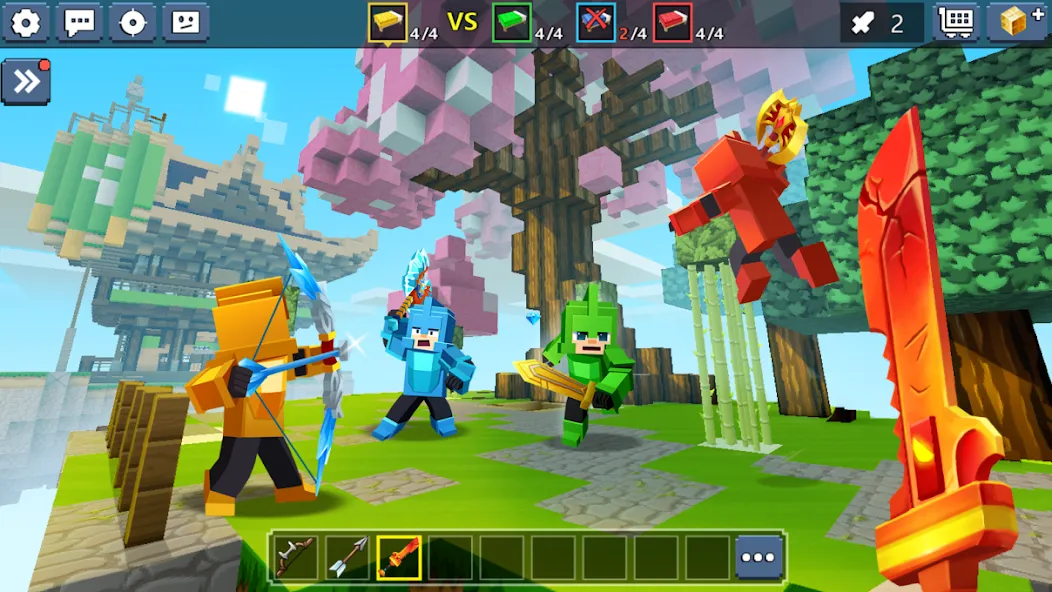 Bed Wars Lite [MOD: безлимитные ресурсы и быстрый старт] Screenshot 4