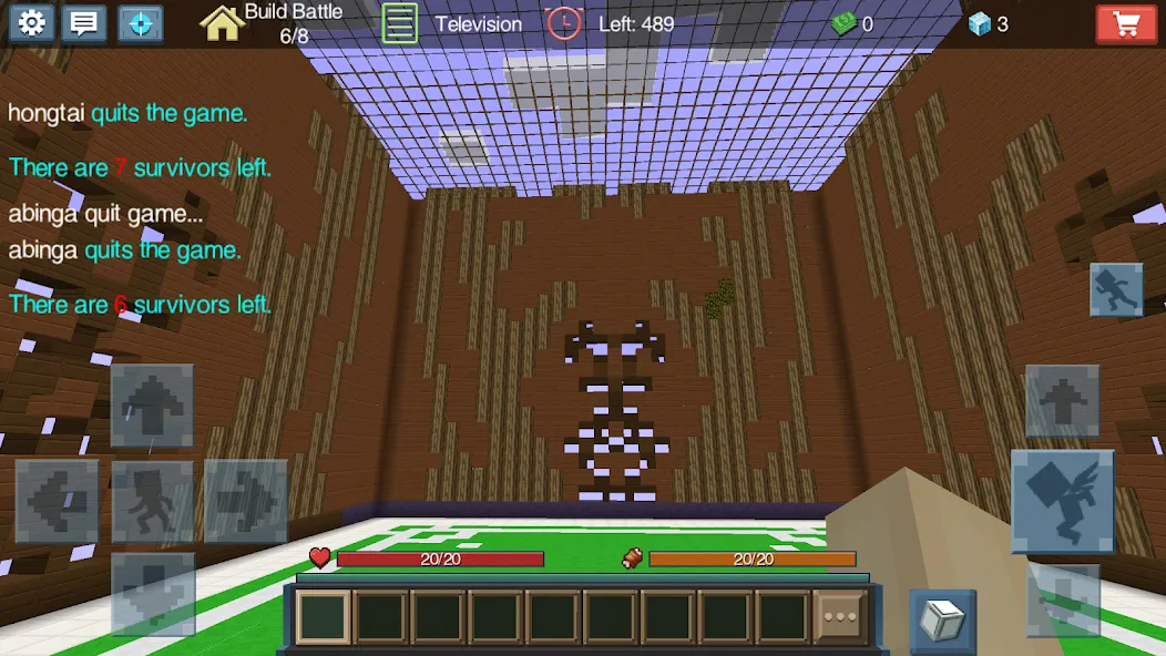 Build Battle [MOD: безлимитные ресурсы и все блоки] Screenshot 2