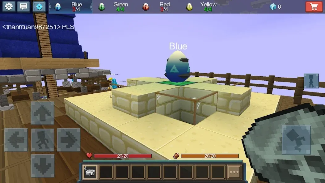 Egg Wars [MOD: неограниченные ресурсы и усиленная защита] Screenshot 2