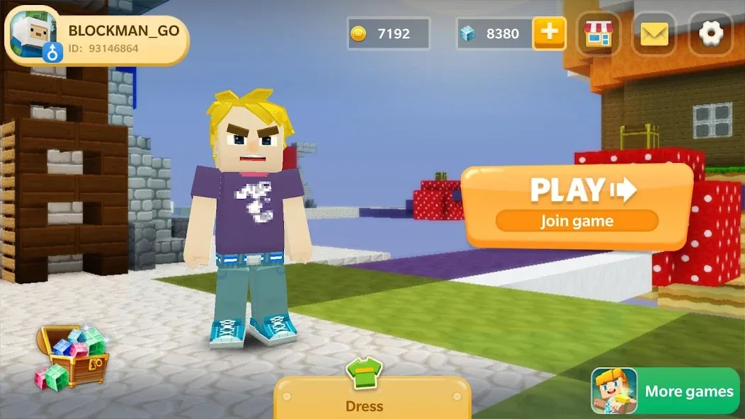 Sky Wars for Blockman Go [MOD: безлимитные ресурсы и усиленная броня] Screenshot 1