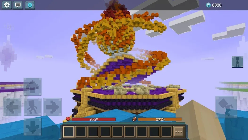 Sky Wars for Blockman Go [MOD: безлимитные ресурсы и усиленная броня] Screenshot 2