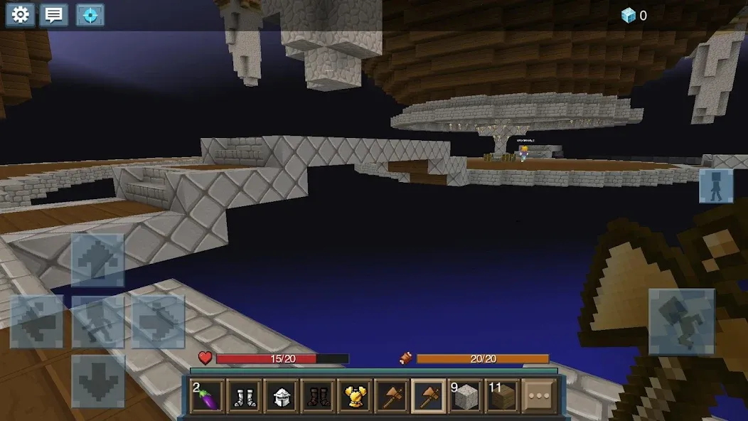 Sky Wars for Blockman Go [MOD: безлимитные ресурсы и усиленная броня] Screenshot 3