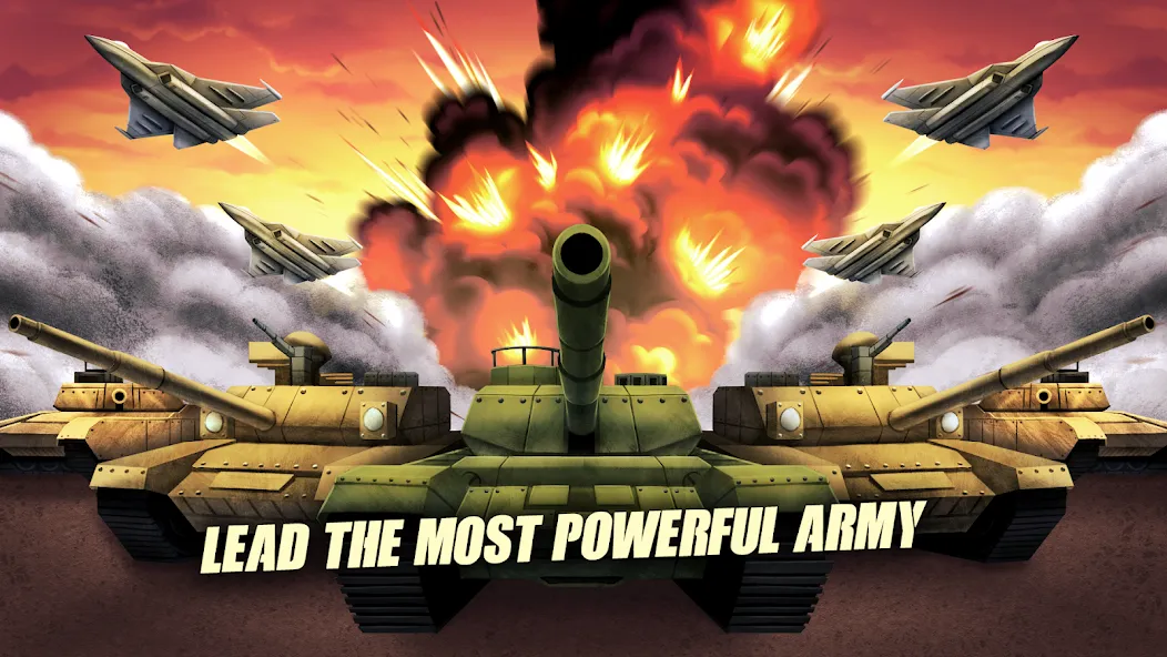 Risk of War - Wartime Glory [MOD: безлимитные ресурсы и мощная армия] Screenshot 1
