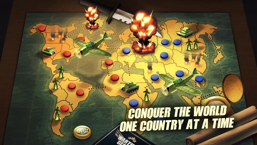 Risk of War - Wartime Glory [MOD: безлимитные ресурсы и мощная армия] Screenshot 2