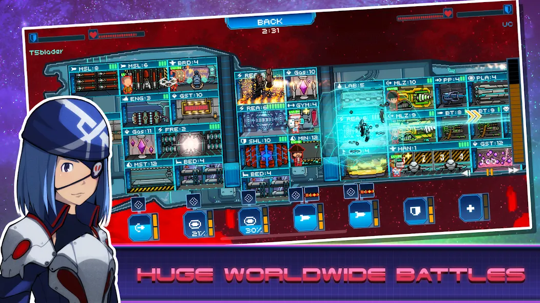 Pixel Starships™ [MOD: безлимитные ресурсы и ускоренное строительство] Screenshot 4