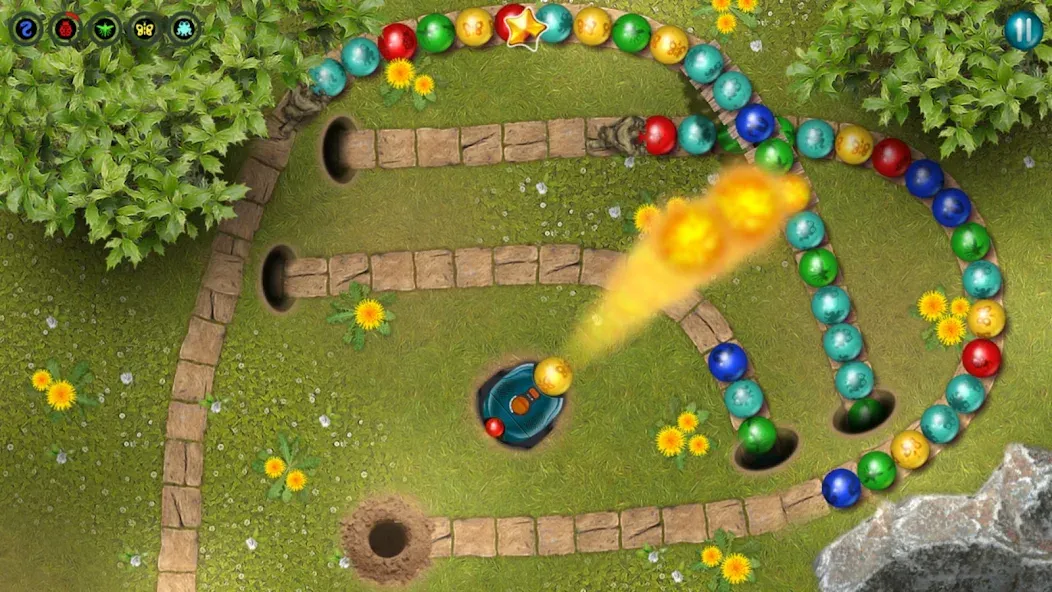 Marbles Garden [MOD: безлимитные монеты и жизни] Screenshot 2