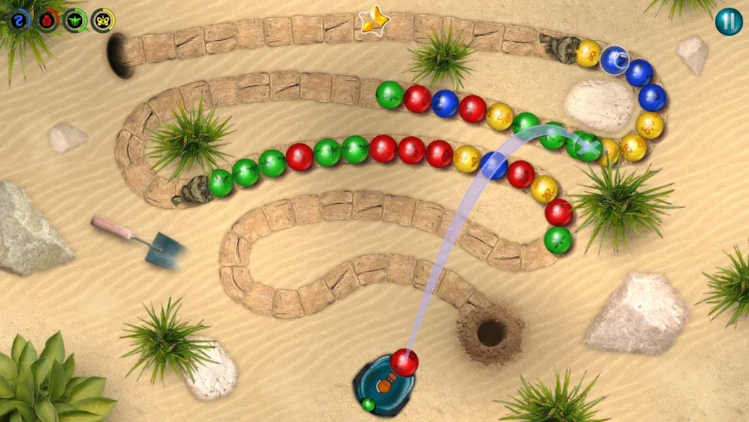 Marbles Garden [MOD: безлимитные монеты и жизни] Screenshot 3