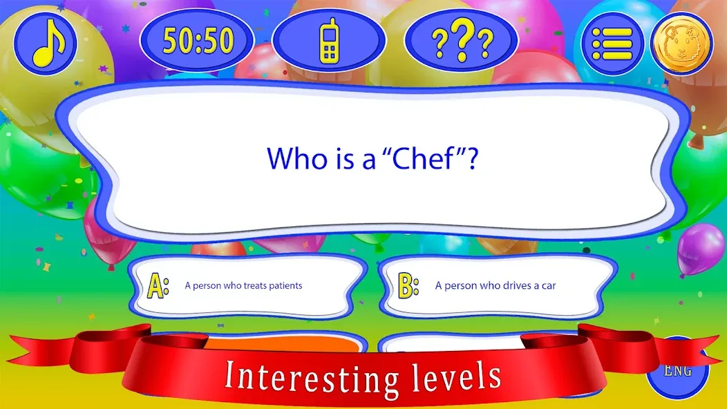 Kids Quiz Games: Millionaire [MOD: безлимитные подсказки и открыты все вопросы] Screenshot 3