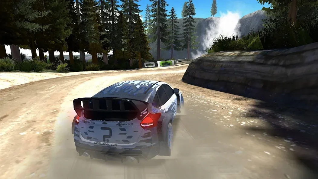 Rally Racer Dirt [MOD: безлимитные деньги и открыты все трассы] Screenshot 1