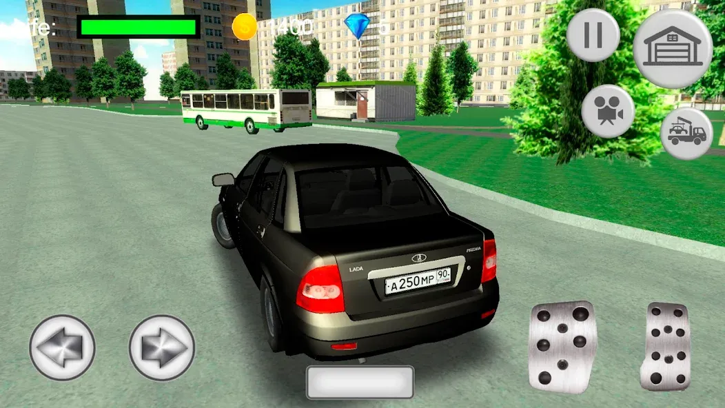 Лада Приора - русская машина [MOD: безлимитные деньги и топливо] Screenshot 2