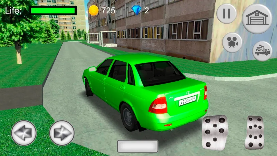 Лада Приора - русская машина [MOD: безлимитные деньги и топливо] Screenshot 4