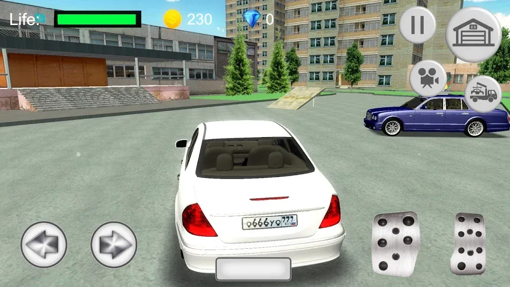 Игра машины в городе [MOD: безлимитные деньги и топливо] Screenshot 2