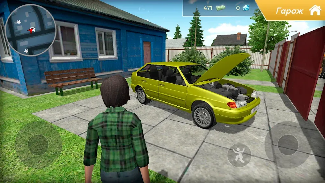 Lada 2114 Car Simulator [MOD: безлимитные деньги и бензин] Screenshot 1