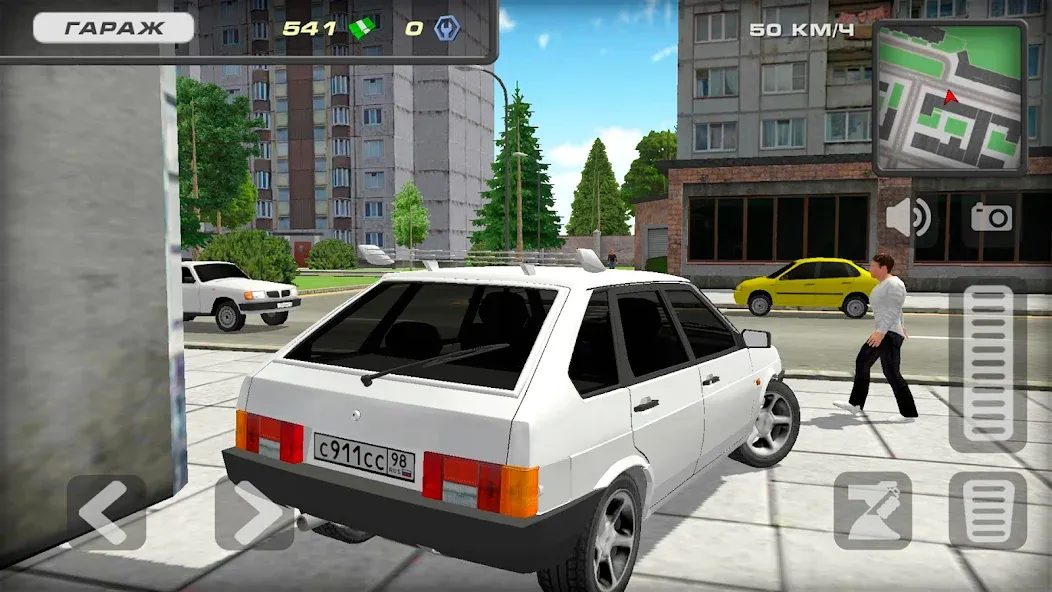 Lada 2109 Russian Car Driver [MOD: безлимитные деньги и открытые машины] Screenshot 3