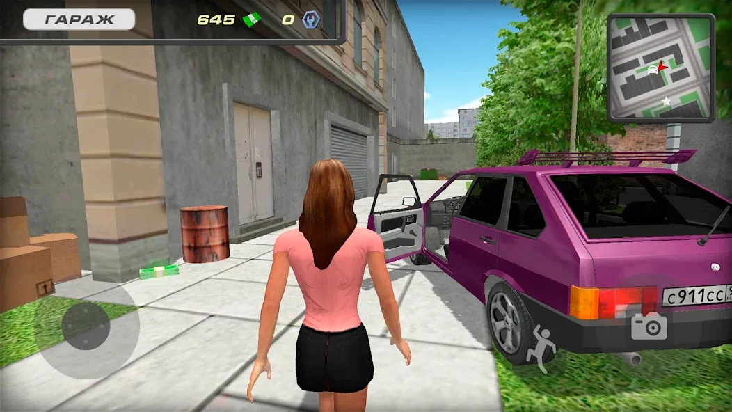Lada 2109 Russian Car Driver [MOD: безлимитные деньги и открытые машины] Screenshot 5