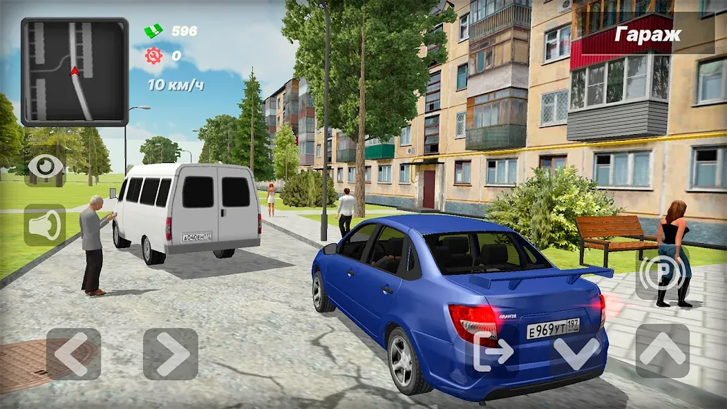Лада Гранта. Игра про машины [MOD: безлимитные деньги и все машины] Screenshot 1