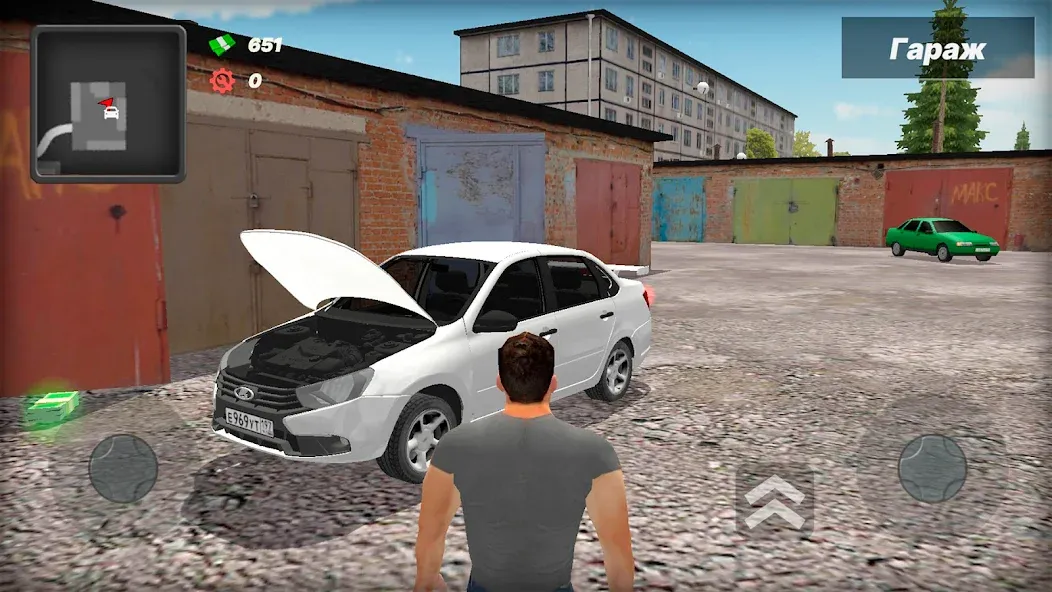 Лада Гранта. Игра про машины [MOD: безлимитные деньги и все машины] Screenshot 4