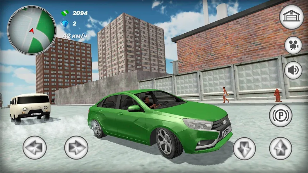 Русская тачка Лада Веста [MOD: безлимитные деньги и все машины] Screenshot 4
