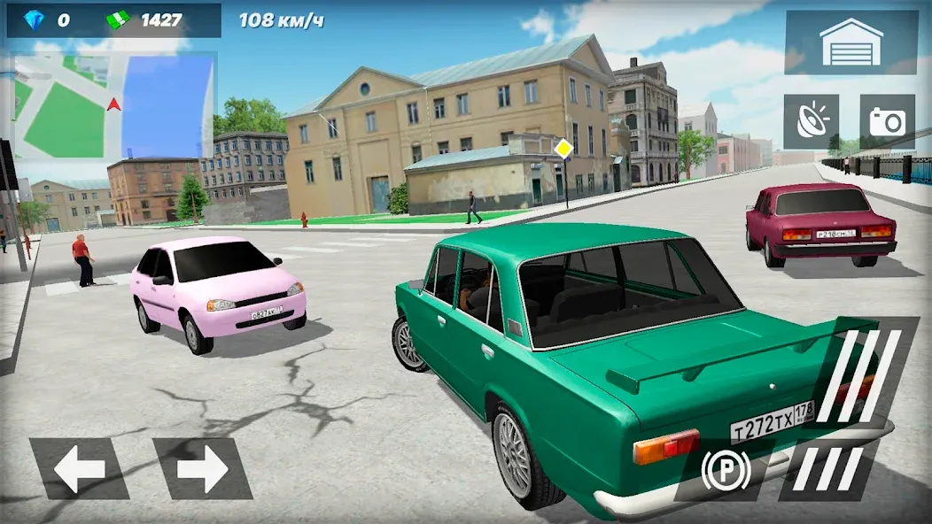 Жигули Копейка. Русские тачки [MOD: бесконечные деньги и все машины] Screenshot 3